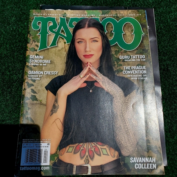 Tattoo Magazine 30th Anniversary Jan/Feb 2017 Issue 323 & 324 Art Skin Ink Model - Picture 4 of 9